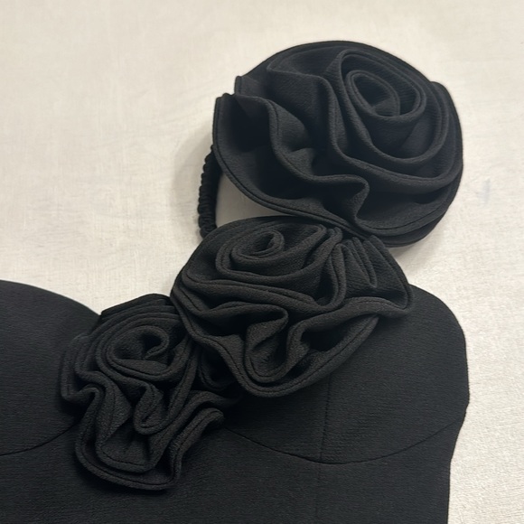 NWT The Wolf Gang Flores Rose Bustier in Noir - Picture 5 of 8